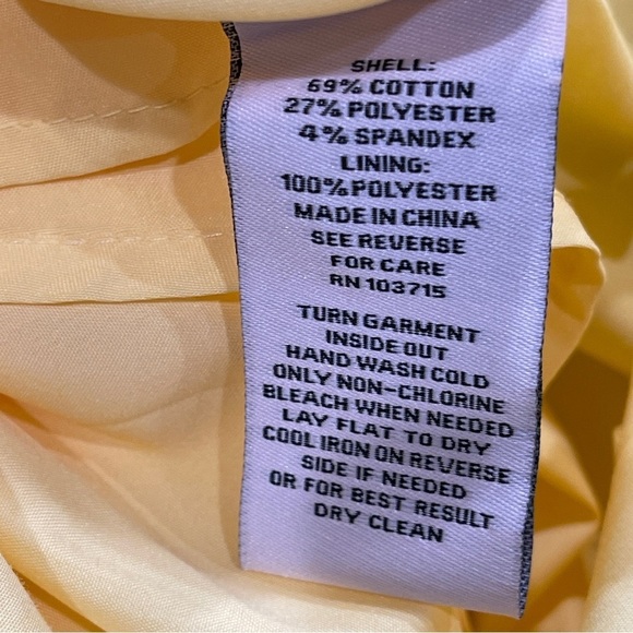 Nanette Lepore Yellow Smocked Midi Dress NWT | Sleeveless Tiered | Size 10 - Picture 11 of 12